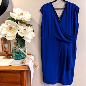 City Chic Faux Wrap dress